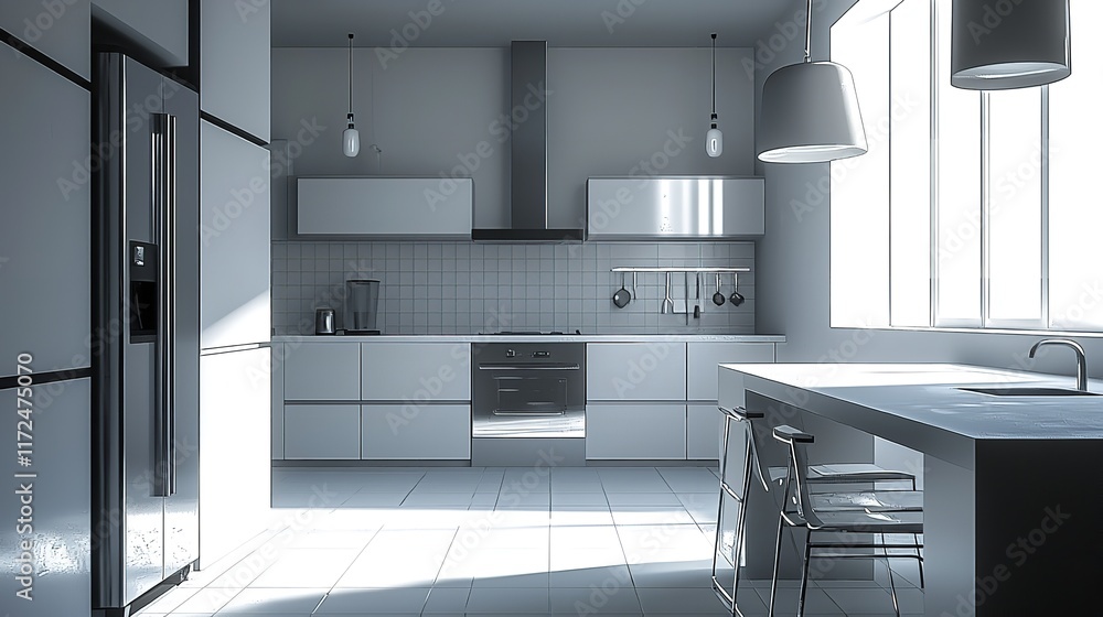 Minimalist Kitchen with Modern Architecture and Design Minimalist Kitchen with Modern Architecture and Design