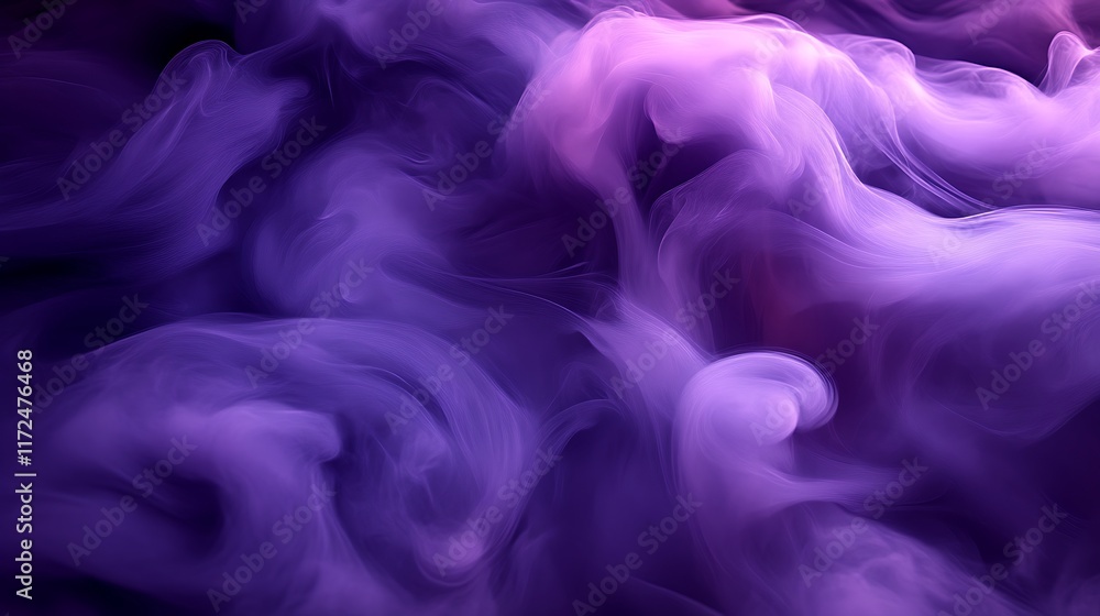 Fototapeta premium Abstract purple and pink smoke swirls.