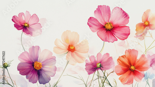 Wallpaper Mural Elegant wedding invitation card background vector. Minimal hand painted watercolor botanical flowers texture template background. Design for wedding, vip cover, poster, rsvp moderncard.Valentine's Day Torontodigital.ca