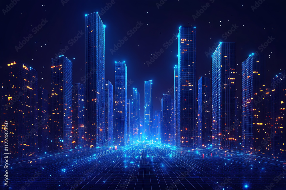 towering skyscrapers, showcasing their sleek, modern architecture and glass facades. The scene emphasizes urban development, innovation, and vertical design towering skyscrapers, showcasing their sleek, modern architecture and glass facades. The scene emphasizes urban development, innovation, and vertical design