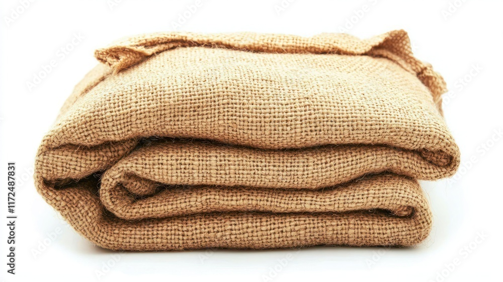 Burlap sack on white background Burlap sack on white background