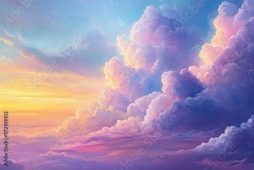 Serene Sunset Cloudscape photo