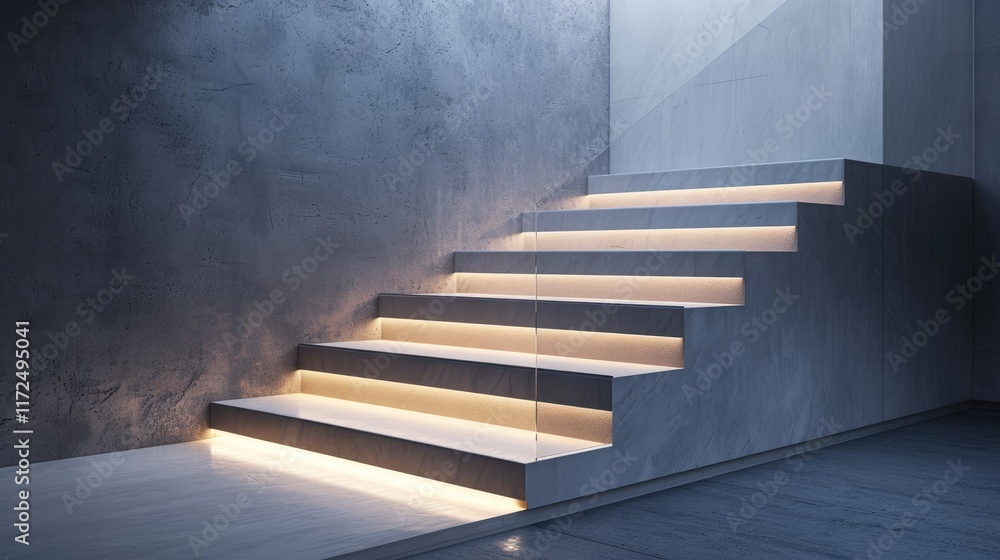 Fototapeta premium Beautiful staircase design in home