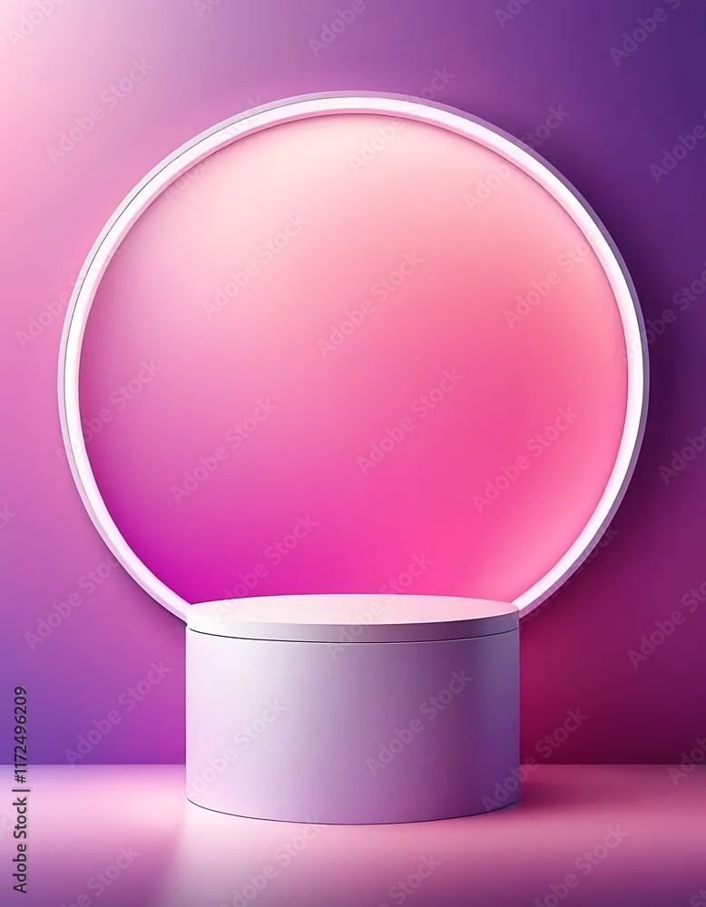 Minimalist Pink Purple Gradient Background Product Display Minimalist Pink Purple Gradient Background Product Display
