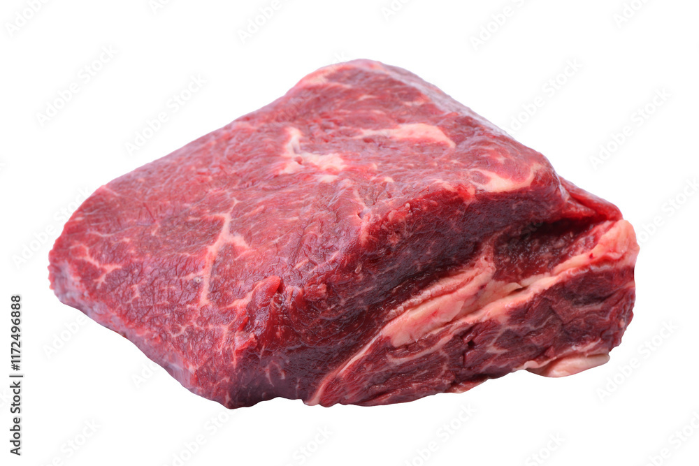 Beef steak isolated on white Beef steak isolated on white