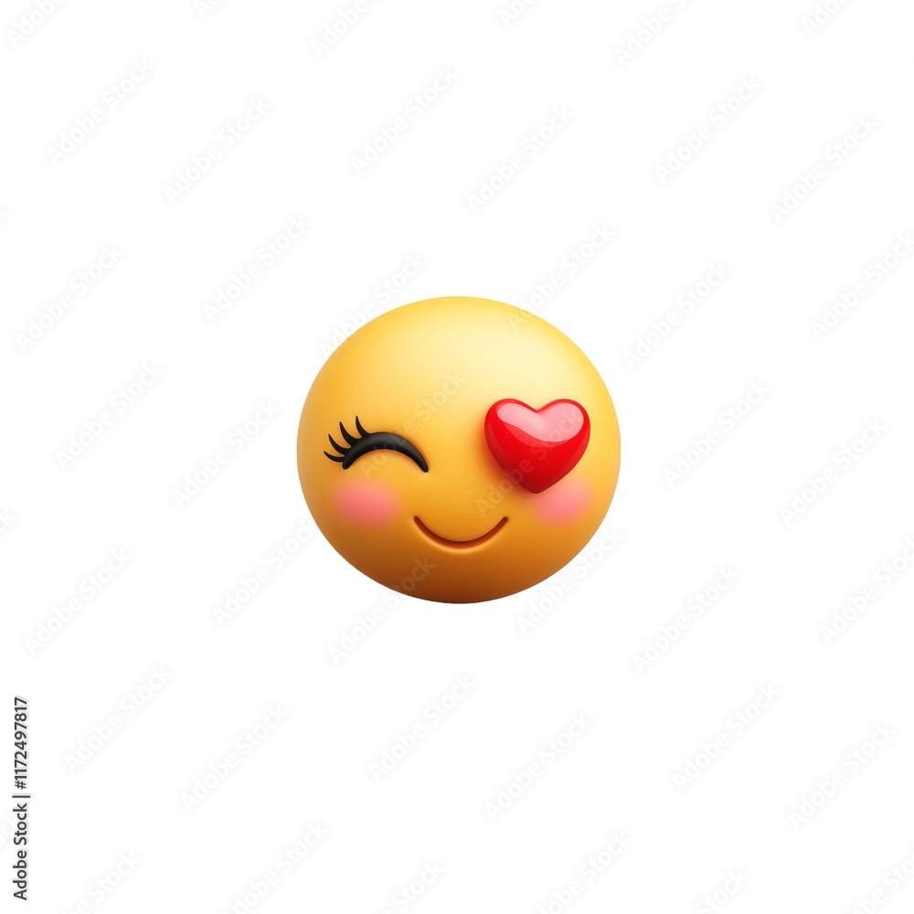 Fototapeta premium smiley face on white