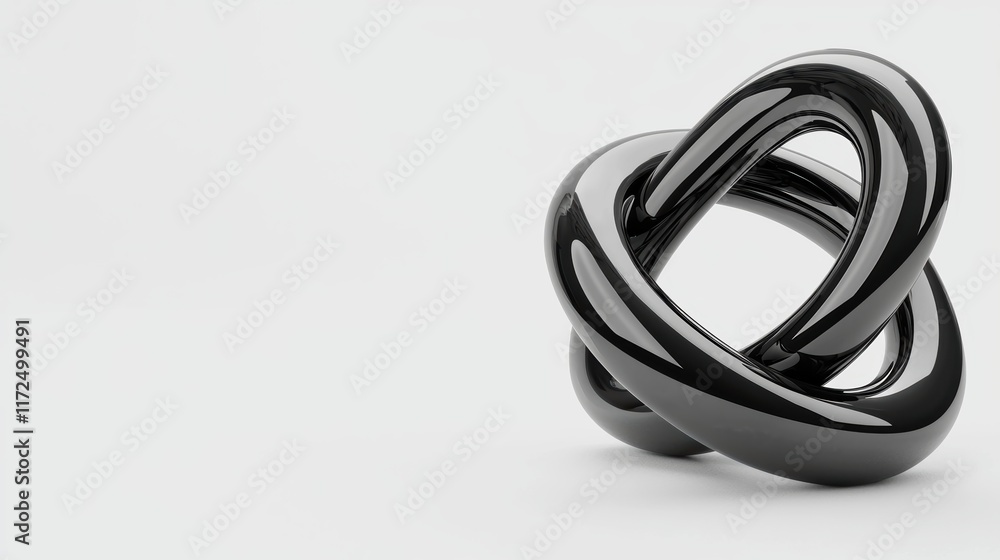 Smooth abstract sculpture with swirling black and white galaxy details, dynamic space-inspired design on a white backdrop Smooth abstract sculpture with swirling black and white galaxy details, dynamic space-inspired design on a white backdrop