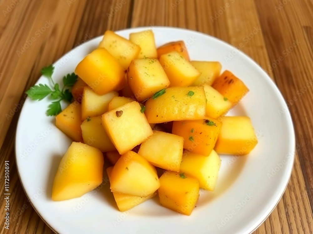 Patatas bravas are from Spain: Potatoes with spicy sauce. Patatas bravas are from Spain: Potatoes with spicy sauce.