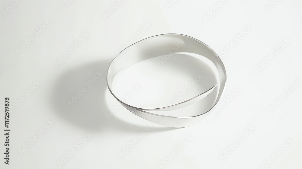 Abstract twisted metal sculpture on a white isolated background. Abstract twisted metal sculpture on a white isolated background.