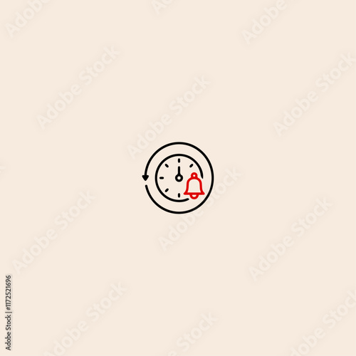 Remainder icon flat vector design.