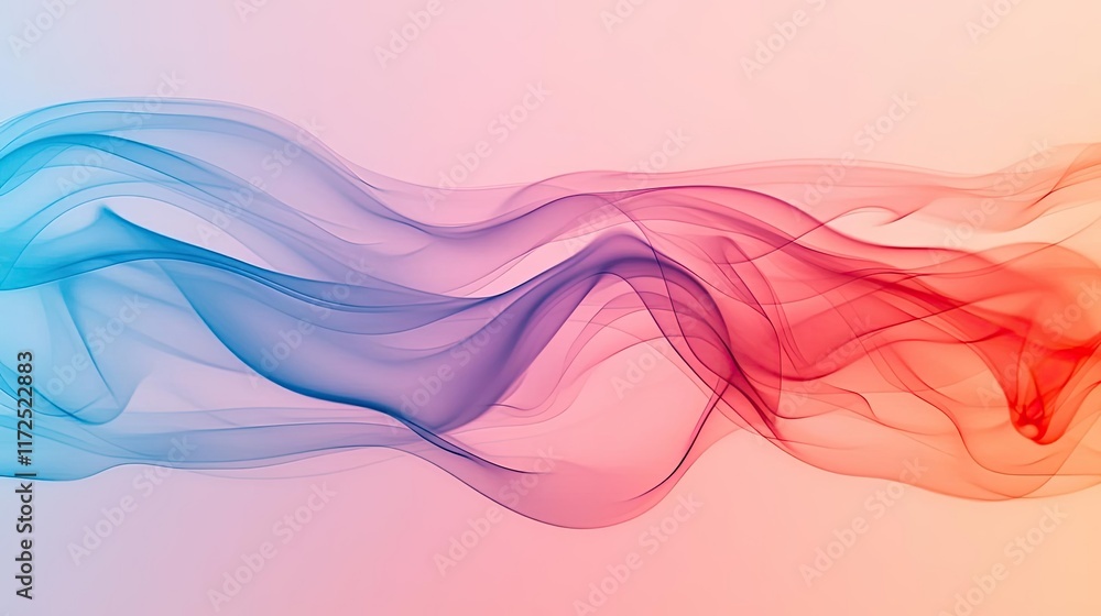 Smoke abstract background concept. Colorful wave background with smooth transitions of blue and red tones. Smoke abstract background concept. Colorful wave background with smooth transitions of blue and red tones.