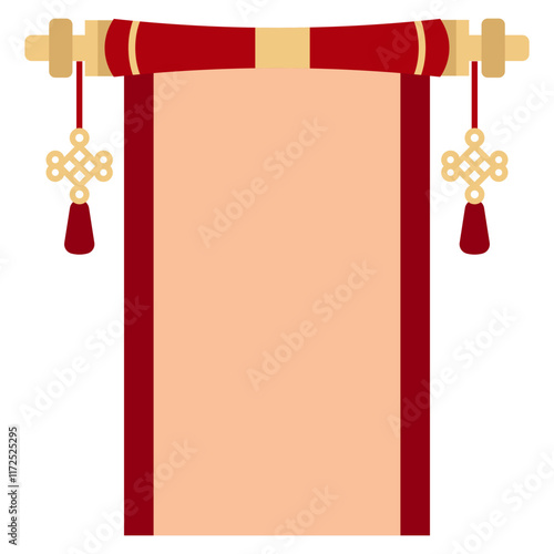 Chinese Scroll Banner