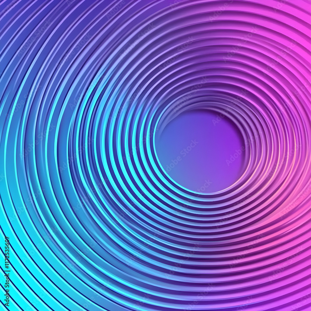 Abstract 3D Swirling Circular Background Abstract 3D Swirling Circular Background