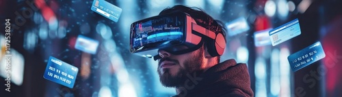 Hacker Using Augmented Real...