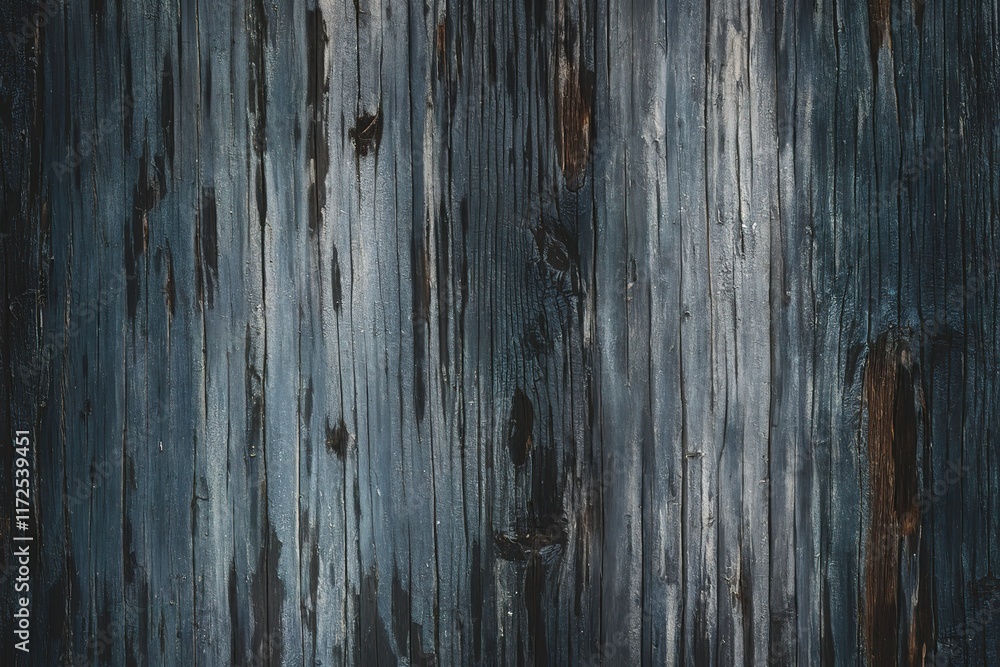 Obraz premium A wallpaper background of a dark blue wood texture