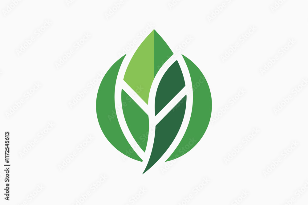 A modern logo showcases a stylized leaf design in vibrant green hues, emphasizing simplicity and nature, A minimalist logo featuring a single leaf and clean, sans-serif text A modern logo showcases a stylized leaf design in vibrant green hues, emphasizing simplicity and nature, A minimalist logo featuring a single leaf and clean, sans-serif text
