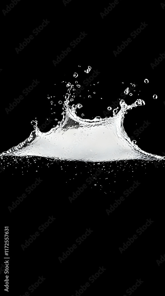 Obraz premium Water Splash Illustration