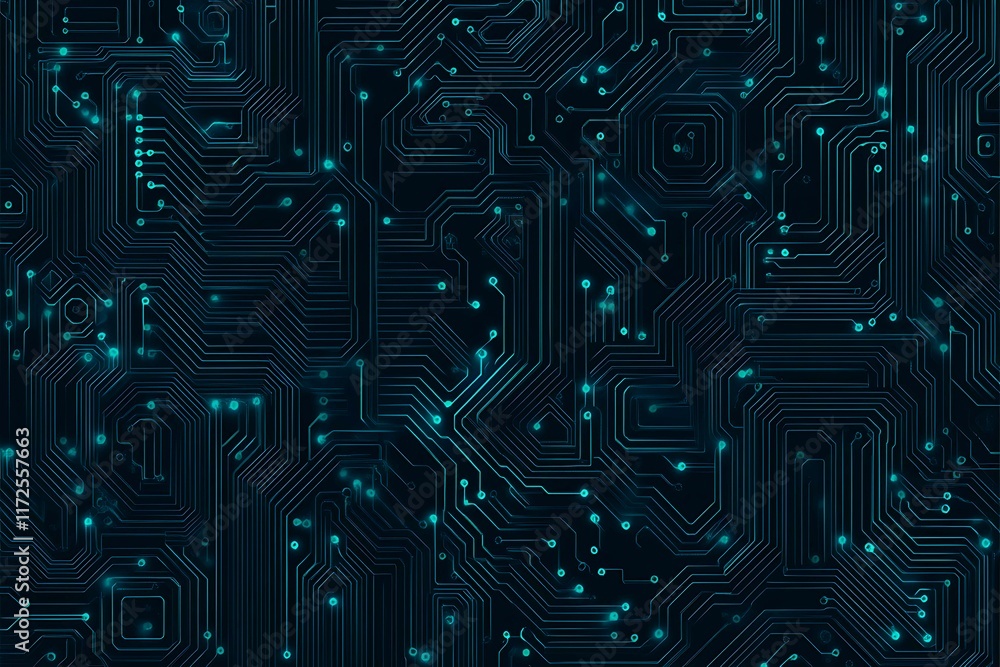 Abstract close-up of a glowing blue digital circuit board, showcasing intricate connections and technological design on a black background.
Abstract close-up of a glowing blue digital circuit board, showcasing intricate connections and technological design on a black background.