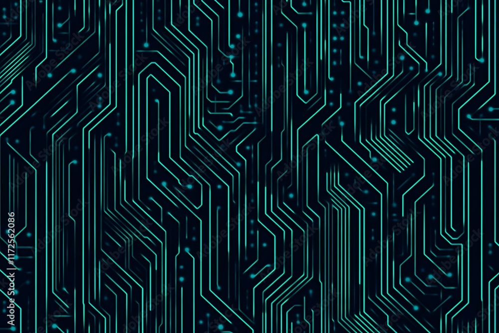 Abstract close-up of a glowing blue digital circuit board, showcasing intricate connections and technological design on a black background.
Abstract close-up of a glowing blue digital circuit board, showcasing intricate connections and technological design on a black background.
