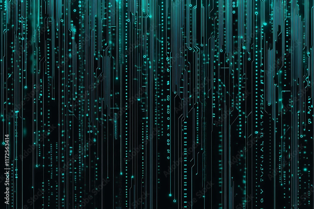 Abstract close-up of a glowing blue digital circuit board, showcasing intricate connections and technological design on a black background.
Abstract close-up of a glowing blue digital circuit board, showcasing intricate connections and technological design on a black background.