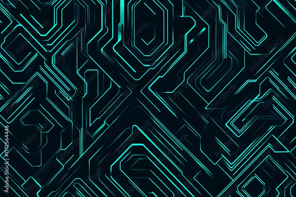 Abstract close-up of a glowing blue digital circuit board, showcasing intricate connections and technological design on a black background.
Abstract close-up of a glowing blue digital circuit board, showcasing intricate connections and technological design on a black background.