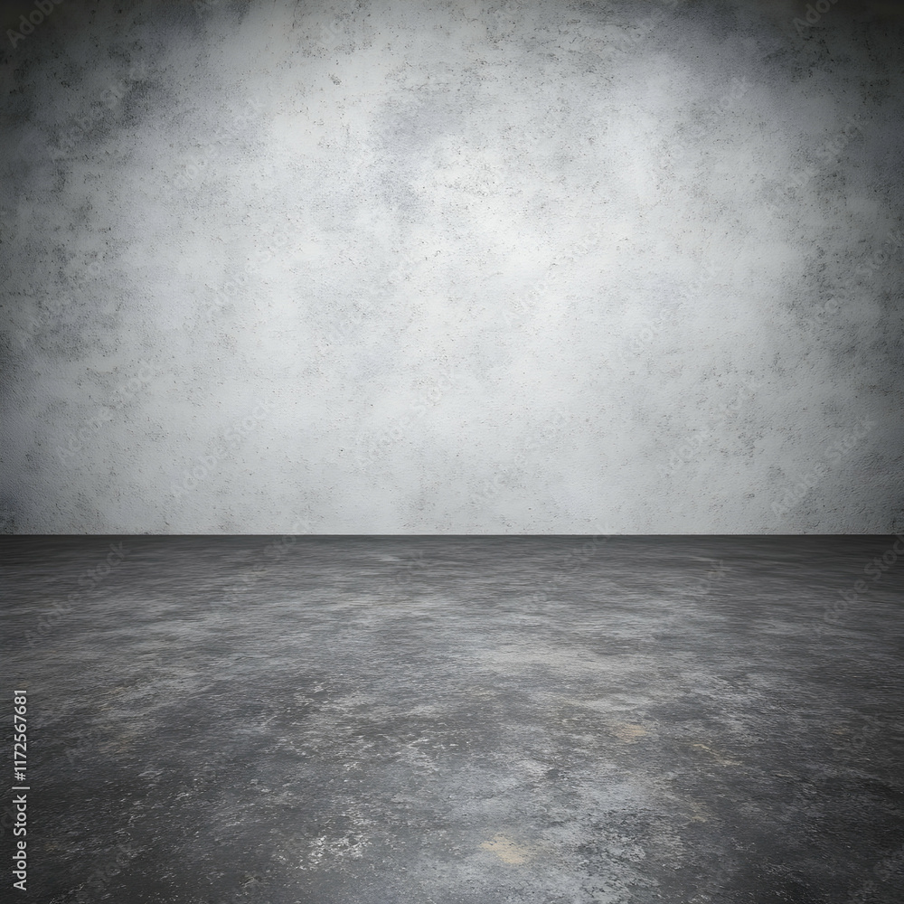 Grey Concrete Room Background Illustration Grey Concrete Room Background Illustration