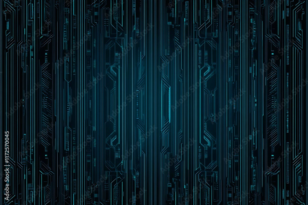 Abstract close-up of a glowing blue digital circuit board, showcasing intricate connections and technological design on a black background.
Abstract close-up of a glowing blue digital circuit board, showcasing intricate connections and technological design on a black background.