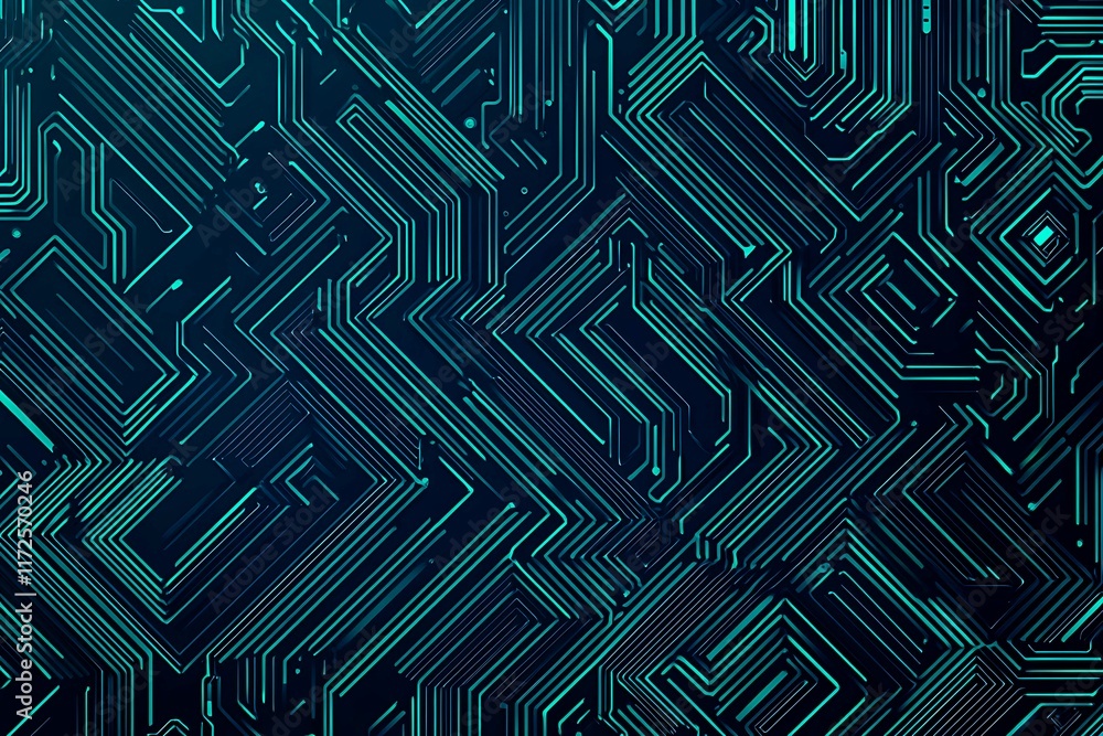 Abstract close-up of a glowing blue digital circuit board, showcasing intricate connections and technological design on a black background.
Abstract close-up of a glowing blue digital circuit board, showcasing intricate connections and technological design on a black background.