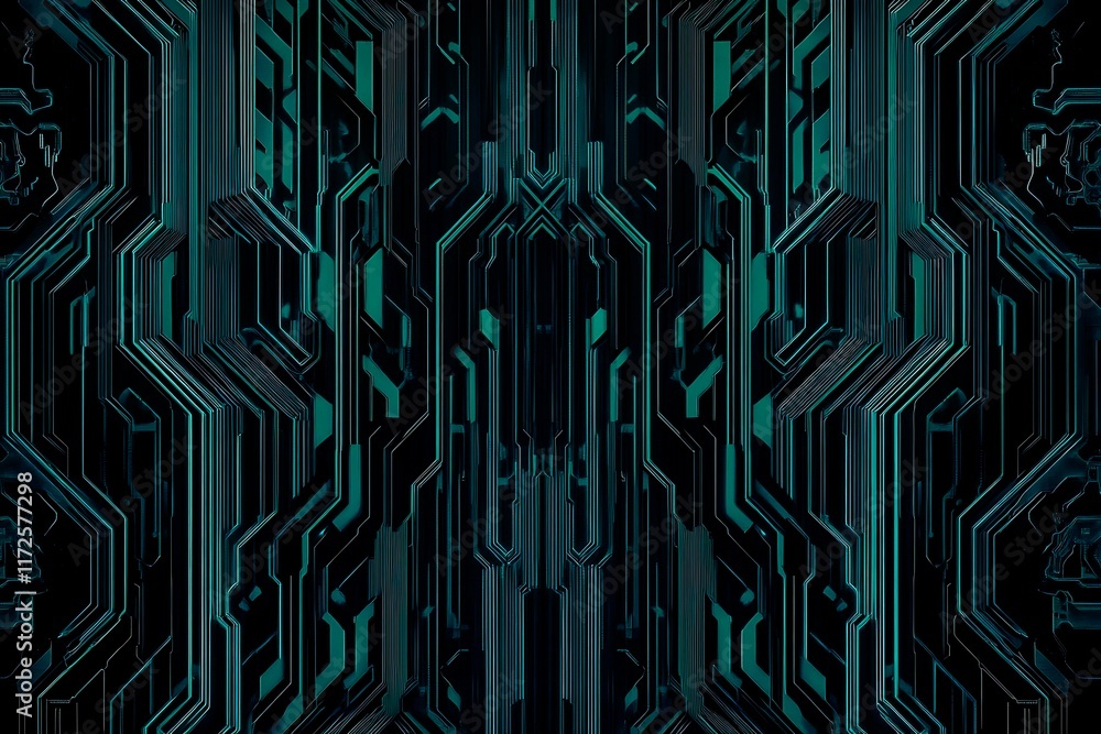 Abstract close-up of a glowing blue digital circuit board, showcasing intricate connections and technological design on a black background.
Abstract close-up of a glowing blue digital circuit board, showcasing intricate connections and technological design on a black background.