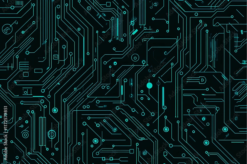 Abstract close-up of a glowing blue digital circuit board, showcasing intricate connections and technological design on a black background.
Abstract close-up of a glowing blue digital circuit board, showcasing intricate connections and technological design on a black background.