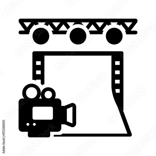 Vector black icons for Studio