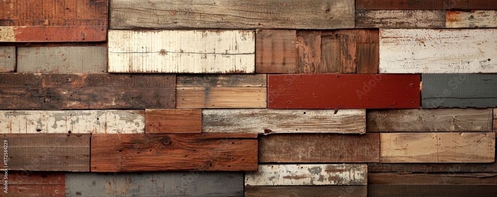 A collage of rustic wooden planks in various colors and textures, showcasing a blend of natural materials for a warm aesthetic. A collage of rustic wooden planks in various colors and textures, showcasing a blend of natural materials for a warm aesthetic.