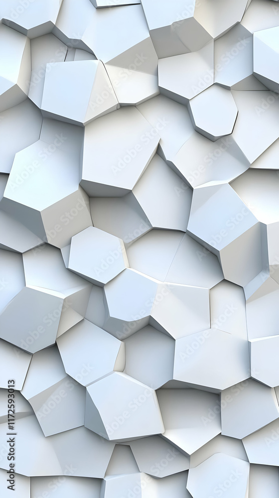 Abstract 3D White Geometric Background Abstract 3D White Geometric Background