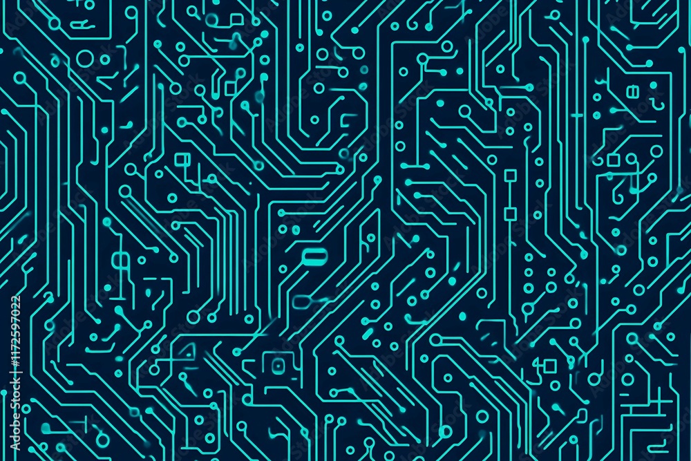 Abstract close-up of a glowing blue digital circuit board, showcasing intricate connections and technological design on a black background.
Abstract close-up of a glowing blue digital circuit board, showcasing intricate connections and technological design on a black background.