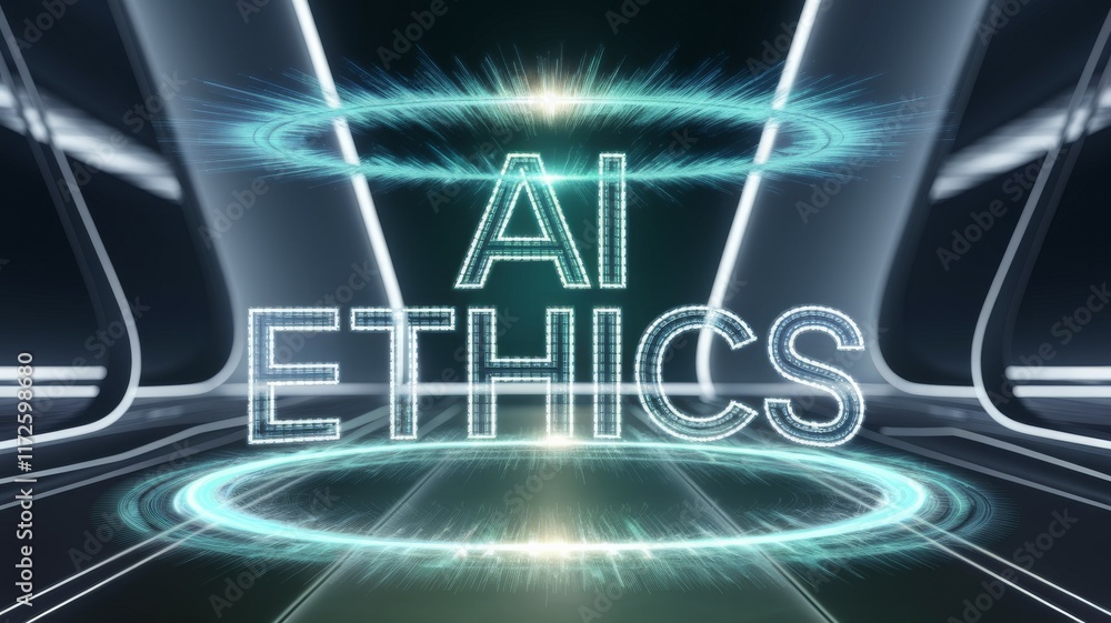 Naklejka premium AI Ethics
