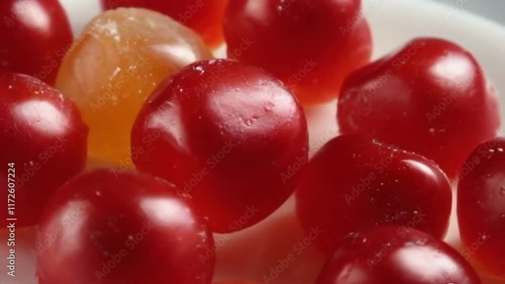 Delight pieces hover weightless glowing softly camera rotates surreal colors textures or Turkish Delight hovers weightless glowing softly Delight pieces hover weightless glowing softly camera rotates surreal colors textures or Turkish Delight hovers weightless glowing softly
