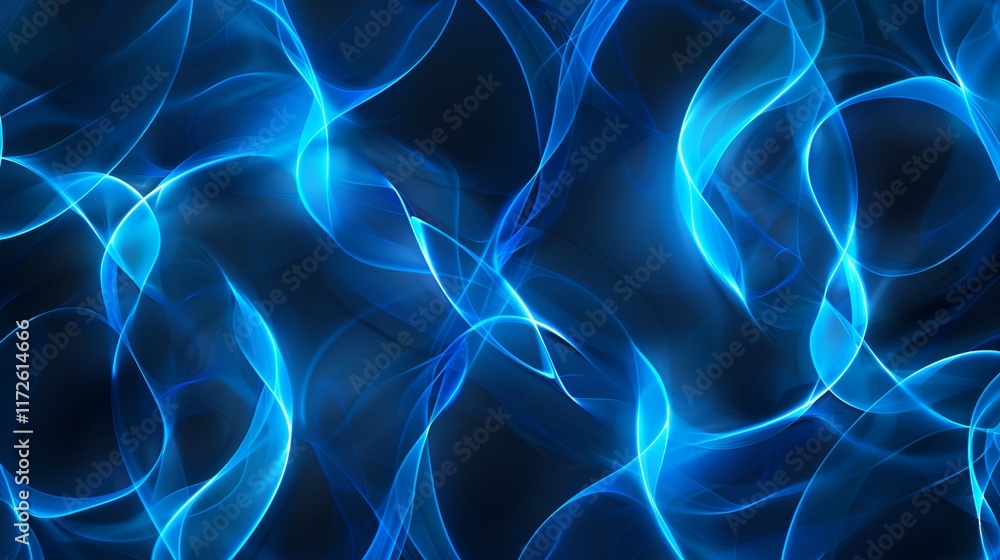 Fototapeta premium 3D abstract blue geometric line on dark blue background texture