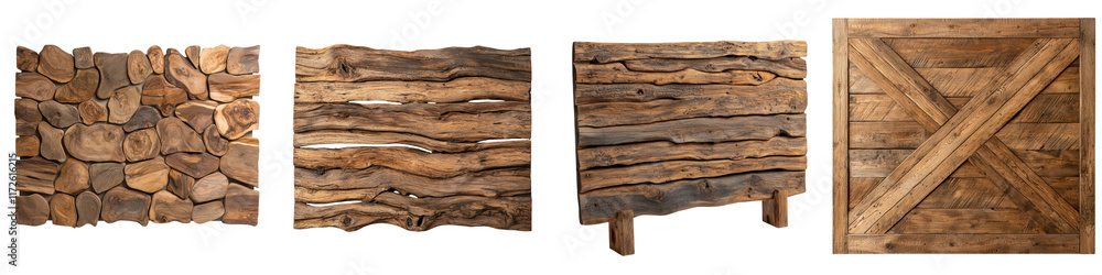 Collection of diverse wooden textures and patterns including logs planks boards and other natural wood elements suitable for rustic vintage and contemporary design applications such as walls floors Collection of diverse wooden textures and patterns including logs planks boards and other natural wood elements suitable for rustic vintage and contemporary design applications such as walls floors