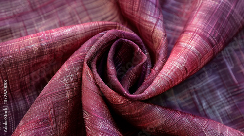 mahroon  silk photo