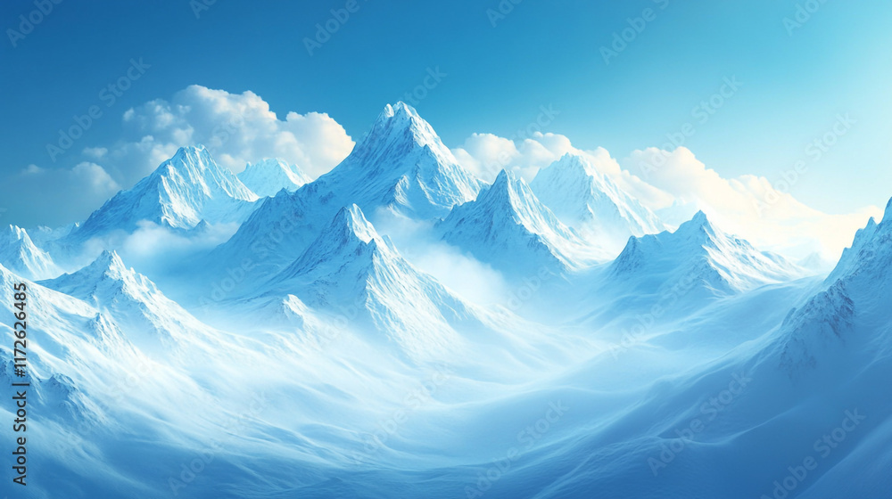 natural snow covered mountain with snow covered frozen surface, Winter season morning snow covered mountains under a clear sky, Beautiful snow covered view of mountains from valley in winter season. natural snow covered mountain with snow covered frozen surface, Winter season morning snow covered mountains under a clear sky, Beautiful snow covered view of mountains from valley in winter season.