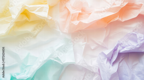 Wallpaper Mural Soft pastel ombre tissue paper in soothing colors, creating calming and artistic background. Ideal for crafts, packaging, or decorative purposes Torontodigital.ca