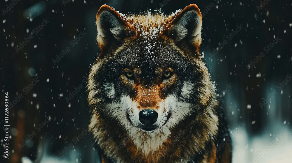 Majestic Wolf in Winter Majestic Wolf in Winter