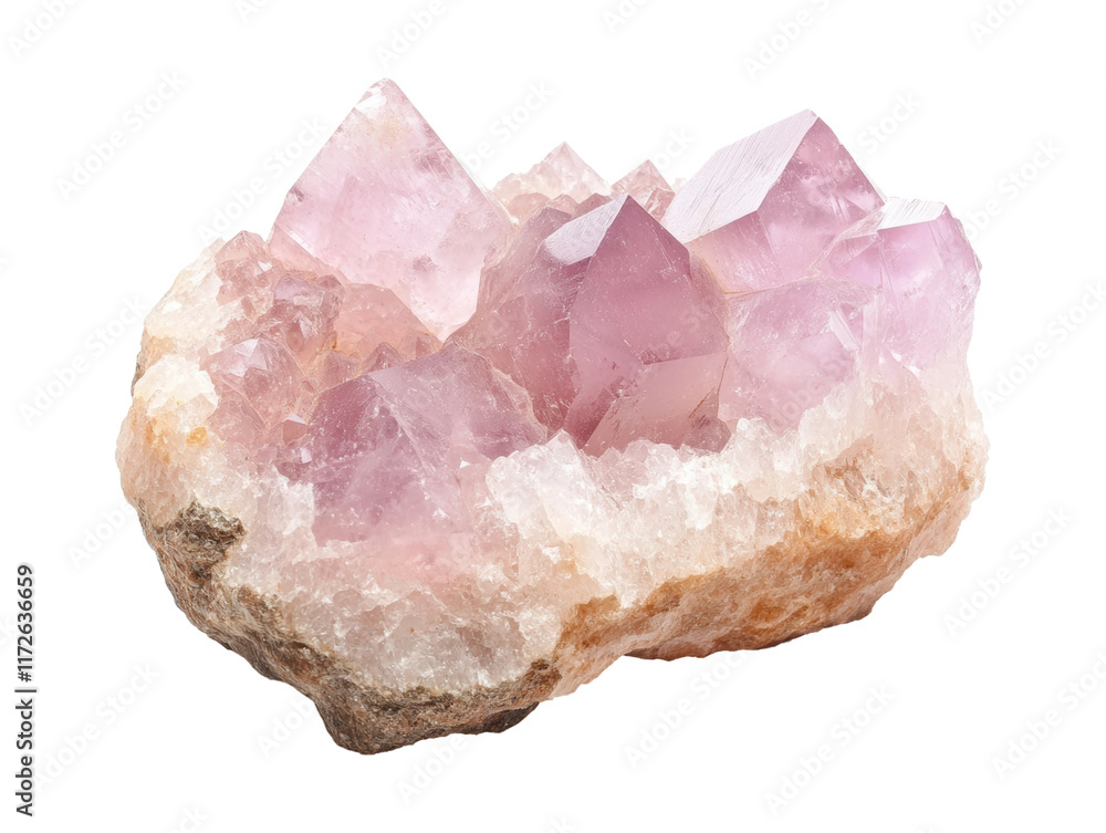 摩根石晶簇矿物宝石天然原石特写素材 摩根石晶簇矿物宝石天然原石特写素材