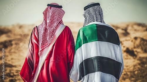 UAE and Saudi Arabia Friendship in the Desert