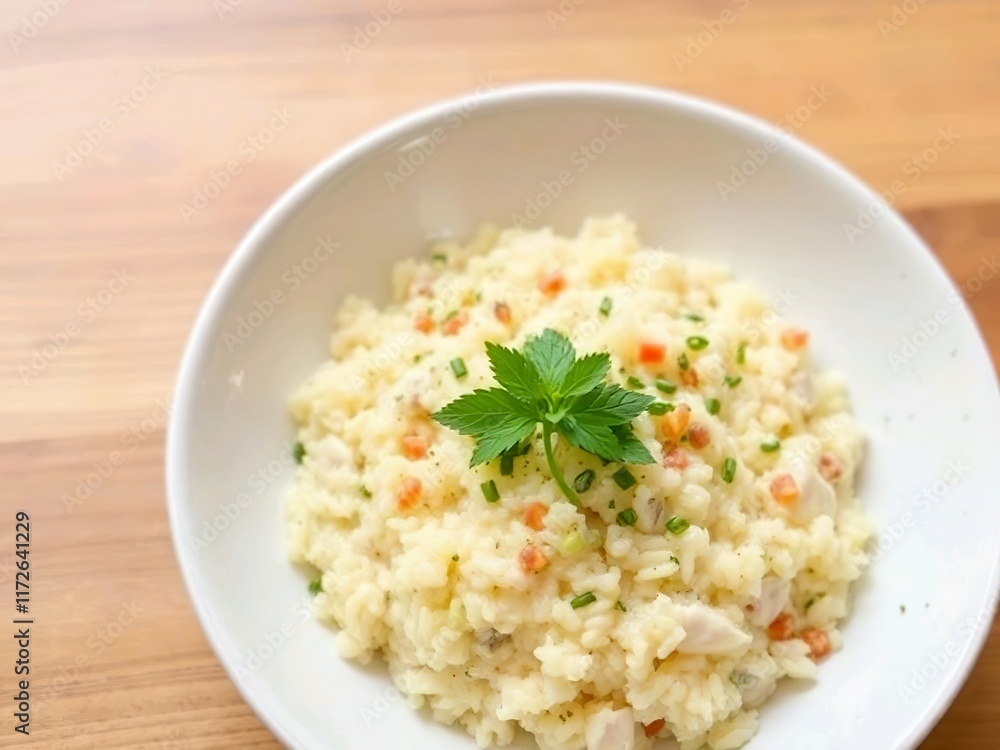 Risotto comes from Italy: Rice cooked with broth and other ingredients. Risotto comes from Italy: Rice cooked with broth and other ingredients.