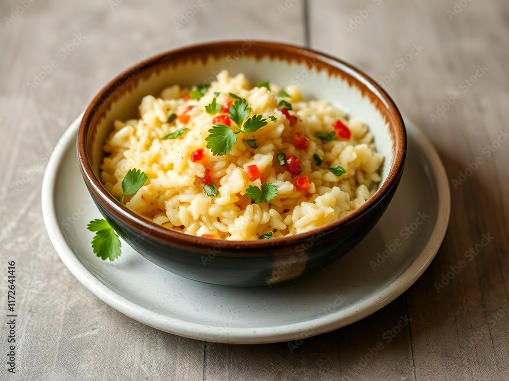 Risotto comes from Italy: Rice cooked with broth and other ingredients. Risotto comes from Italy: Rice cooked with broth and other ingredients.