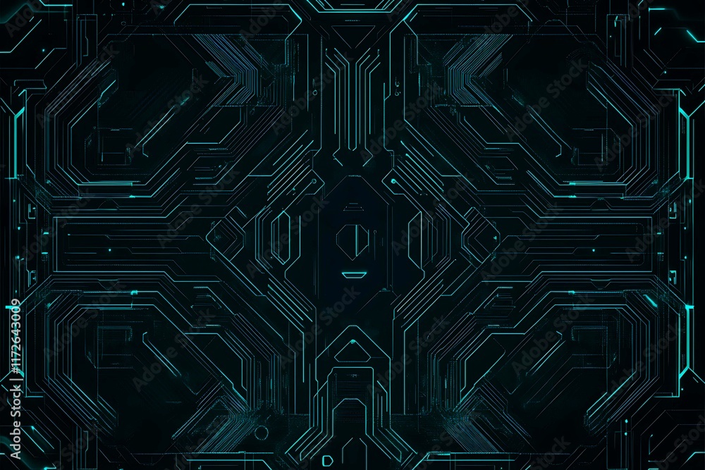 Abstract close-up of a glowing blue digital circuit board, showcasing intricate connections and technological design on a black background.
Abstract close-up of a glowing blue digital circuit board, showcasing intricate connections and technological design on a black background.