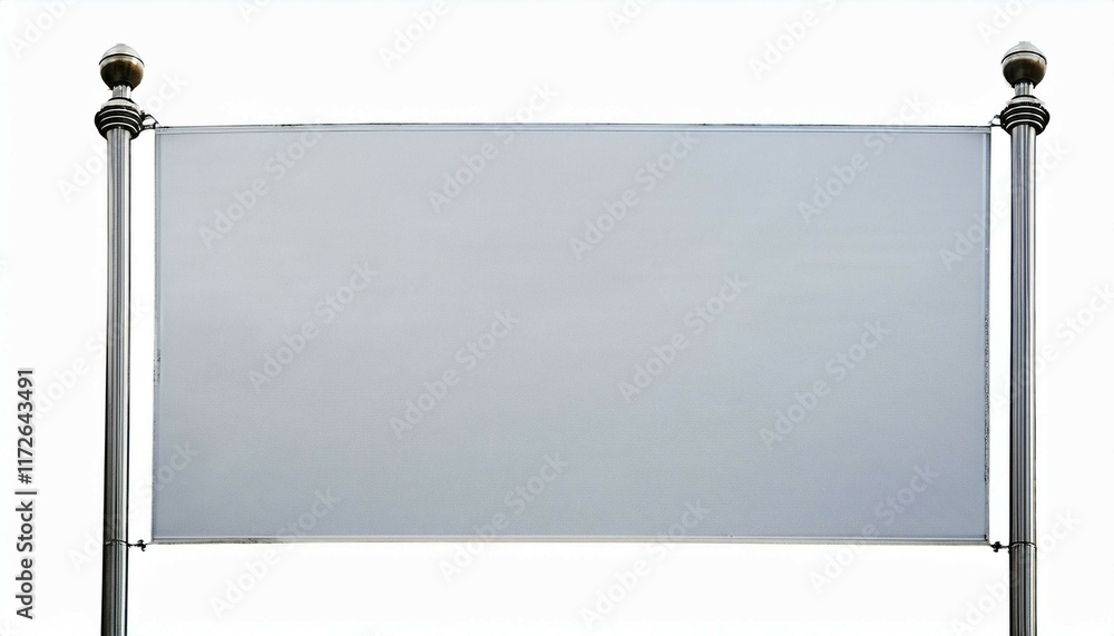 blank billboard isolated on white blank billboard isolated on white