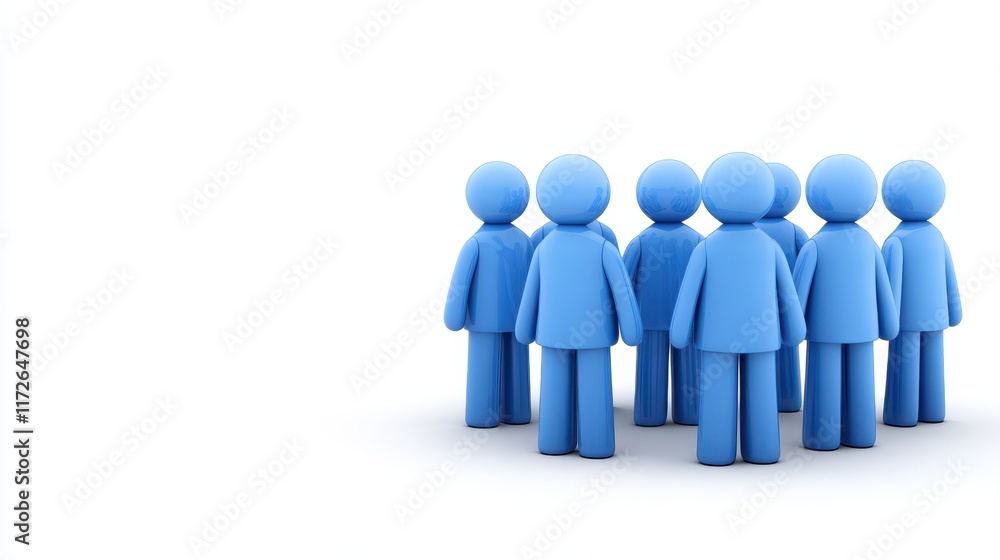 Diverse group of people standing together, symbol of teamwork, collaboration and shared success Diverse group of people standing together, symbol of teamwork, collaboration and shared success