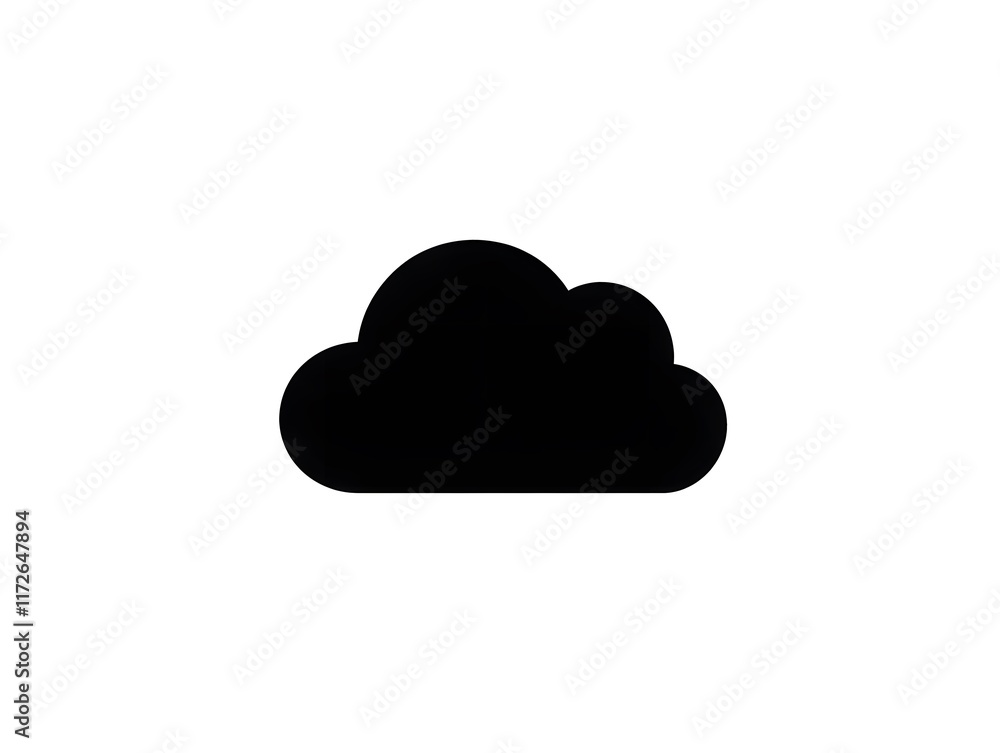 Simple Dark Black Weather Sky Icon Logo Symbol white Background Simple Dark Black Weather Sky Icon Logo Symbol white Background